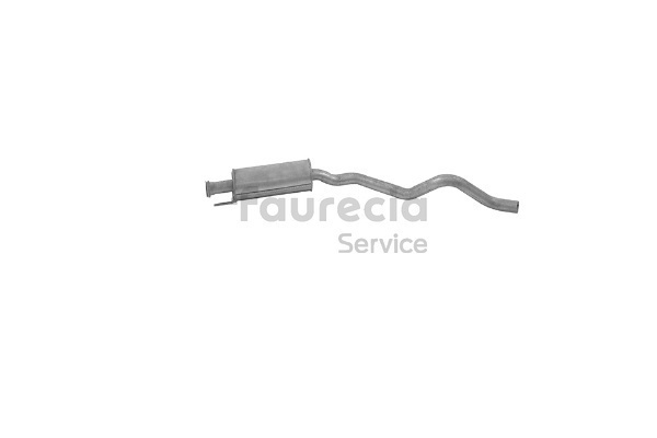 Faurecia FS40389 Srednji glusnik (izpusni lonec) Astra F T92 2.0 i 16V 136 km Bencin 1998