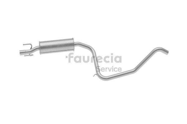 Faurecia FS40433 uitlaat middendemper 852 009