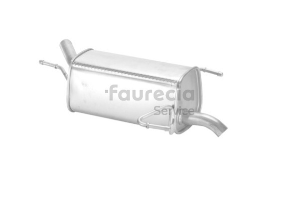 Faurecia FS40477 Koncový tlmič výfuku Corsa C X01 1.0 12V (F08, F68) 58 KS Benzín 2001