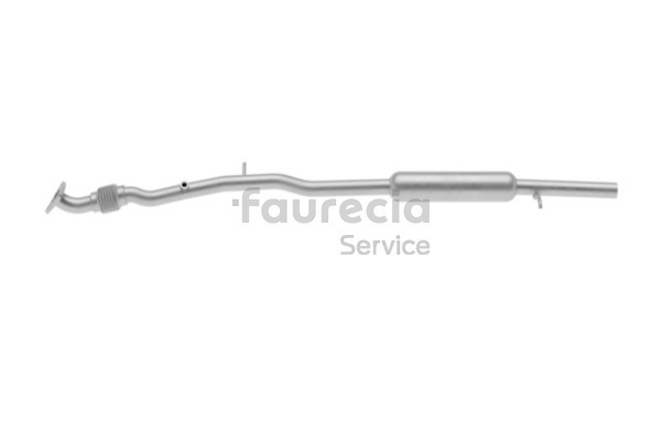 Faurecia FS40480 uitlaat middendemper 13204576