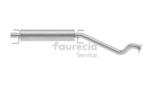 Faurecia FS40504 Forreste lyddæmper VAUXHALL Astra Mk4 (G) Sedan (T98) 2.0 DI 82 HK Diesel 2003