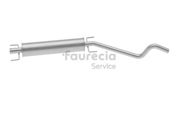 Faurecia FS40715 Μεσαίο σιλανσιέ Astra G T98 1.6 16V (F08, F48) 101 PS Βενζίνη 1999