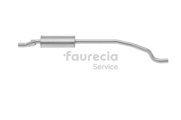 Faurecia FS40855 Silencieux avant Opel Corsa D 1.4 (L08, L68) 90 CV Essence 2011