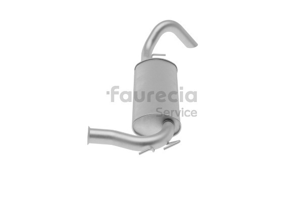 Faurecia FS40887 Einddemper Renault Master 2 Flatbed Vrachtwagen 2.5 dCi 101 Pk Diesel 2008