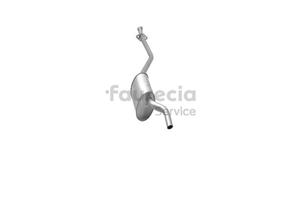 Faurecia FS43012 Srednji glusnik (izpusni lonec) Y10 1.1 50 km Bencin 1991