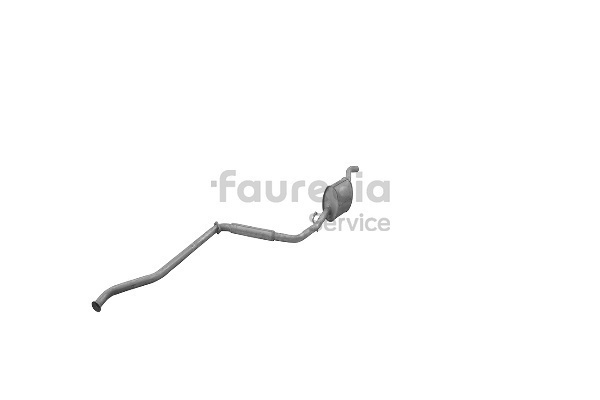 Faurecia FS43014 Vidējais izpl. gāzu trokšņa slāpētājs Y10 1.3 i.e. GT 78 ZS Benzīns 1995