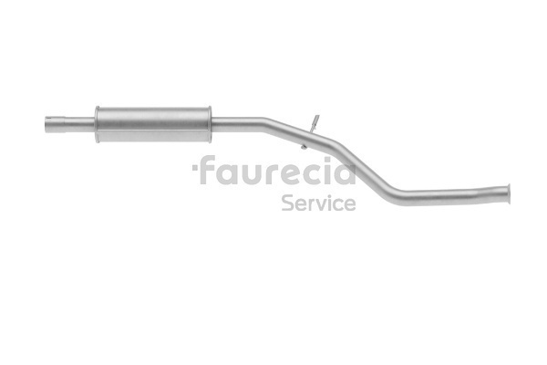 Faurecia FS45167 Forreste lyddæmper Peugeot 206 Hatchback 1.4 16V 88 HK Benzin 2006