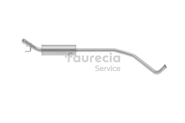 Faurecia FS45217 Forreste lyddæmper Citroen C4 1 Hatchback 1.6 VTi 120 HK Benzin 2008