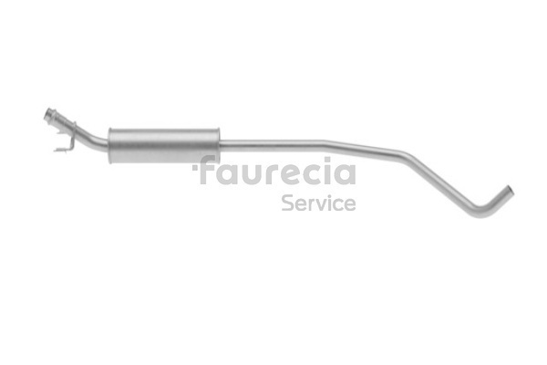 Faurecia FS45232 Tłumik przedni DS DS4 / DS4 Crossback 1.2 THP 130 (NXHNYM) 130 KM benzyna 2016