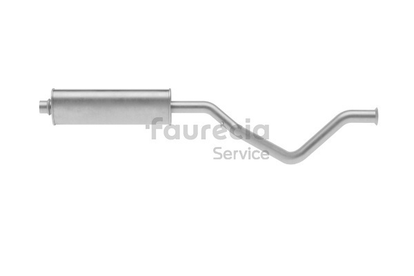 Faurecia FS45419 Forreste lyddæmper Citroen C4 1 Hatchback 2.0 16V 136 HK Benzin 2005