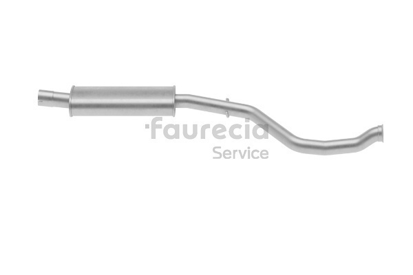 Faurecia FS45693 Forreste lyddæmper Peugeot 206 Hatchback 2.0 S16 136 HK Benzin 2002