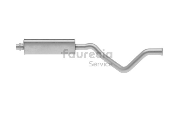 Faurecia FS45810 Forreste lyddæmper Citroen C4 1 Hatchback 2.0 16V 177 HK Benzin 2007