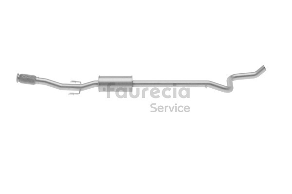 Faurecia FS45832 Forreste lyddæmper Peugeot 207 Hatchback 1.6 16V RC 174 HK Benzin 2011
