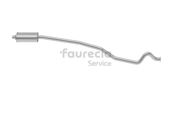 Faurecia FS45964 Forreste lyddæmper Peugeot 206 Sedan 1.6 16V 109 HK Benzin 2025