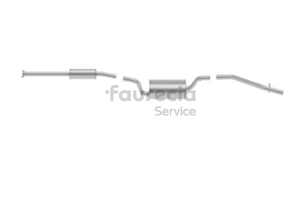 Faurecia Z601-40-300D Einddemper FS47307