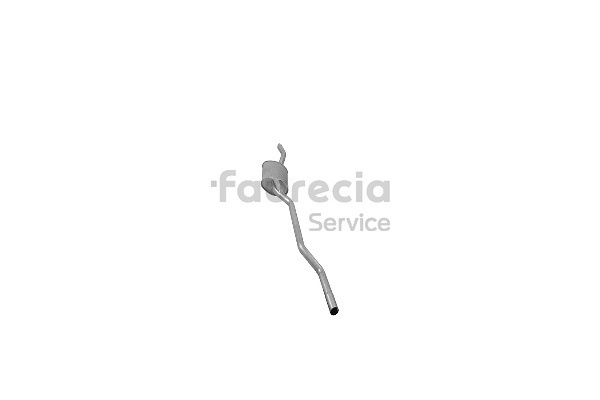 FS50048 Faurecia 1234902915 Mittelschalldämpfer