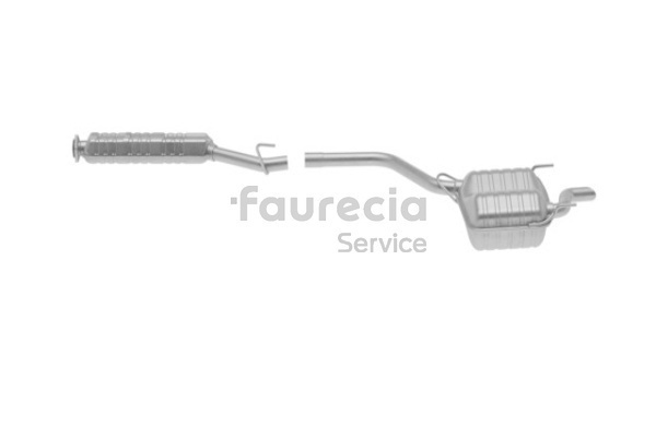 FS50092 Faurecia 2024902721 Endschalldämpfer