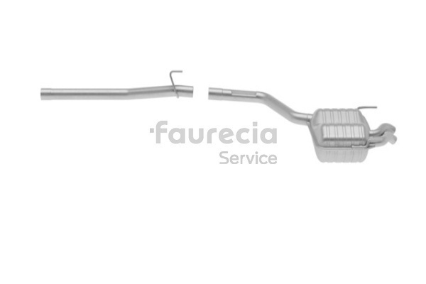 FS50173 Faurecia 2024901521 Endschalldämpfer
