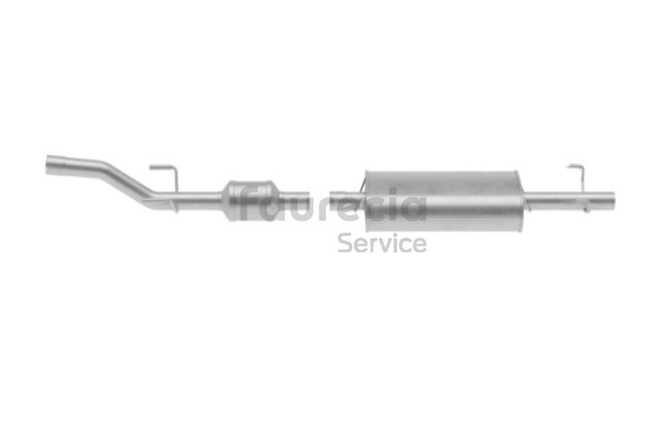 Faurecia FS50311K Katalysator Mercedes Sprinter 906 Flatbed Vrachtwagen 413 CDI 2.2 129 Pk Diesel 2006