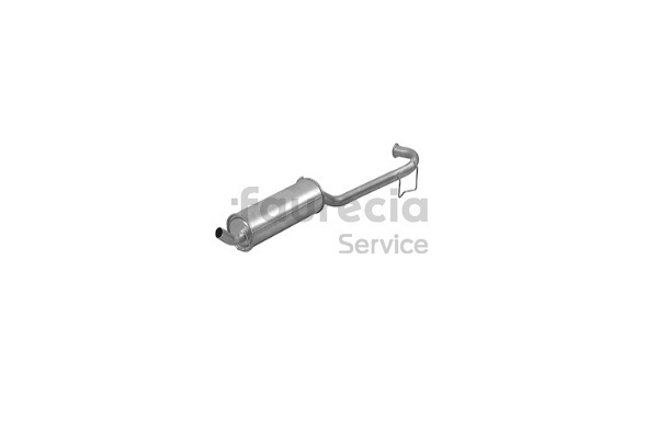 Faurecia FS55028 Einddemper Renault Clio 1 1.2 58 Pk Benzine 1992