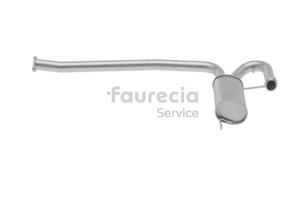 Faurecia FS55206 forreste lyddemper Renault 19 B/C53 1.7 90 hk Bensin 1993