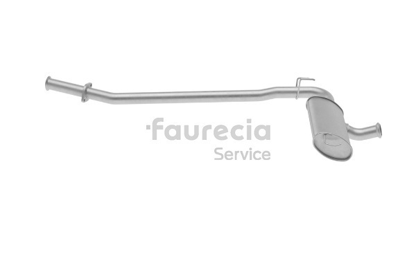 Faurecia FS55253 Forreste lyddæmper Renault 21 L482 2.1 Turbo-D 88 HK Diesel 1990