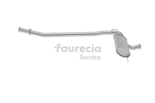 Faurecia FS55255 Forreste lyddæmper Renault 21 L482 2.1 Turbo-D 88 HK Diesel 1989