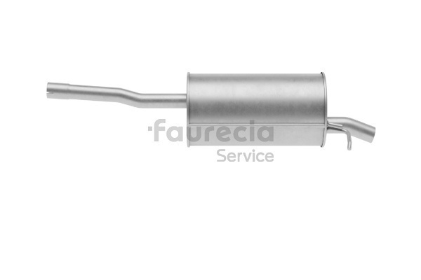 Faurecia FS55262 Einddemper Dacia Logan Express 1.6 87 Pk Benzine 2019