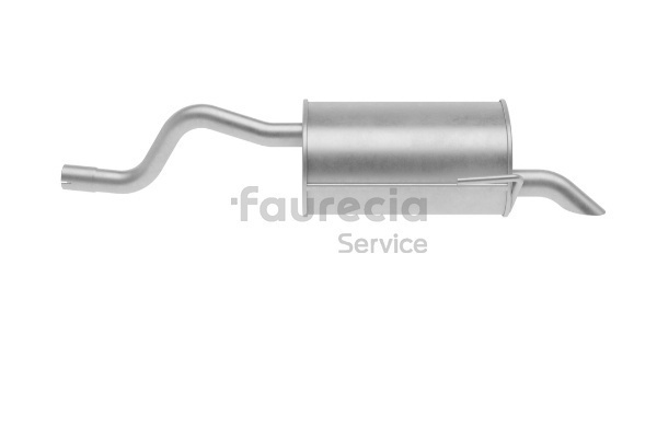 Faurecia FS55433 Zadnji lonec Renault Clio 2 1.2 LPG (BB0A, CB0A) 60 km benzin//avtoplin (LPG) 2001