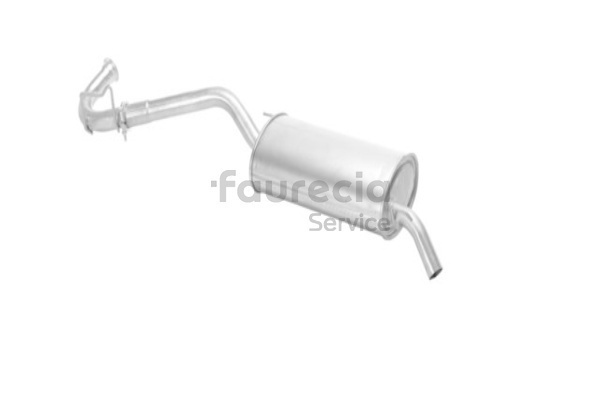 Faurecia FS55450 Einddemper Renault Clio 1 1.2 58 Pk Benzine 1993