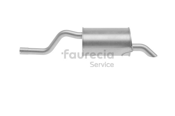 Faurecia FS55575 Zadnji lonec Renault Clio 2 1.6 16V (BB01, BB0H, BB0T, BB14, BB1D, BB1R, BB2KL, BB3G... 107 km Bencin 2004