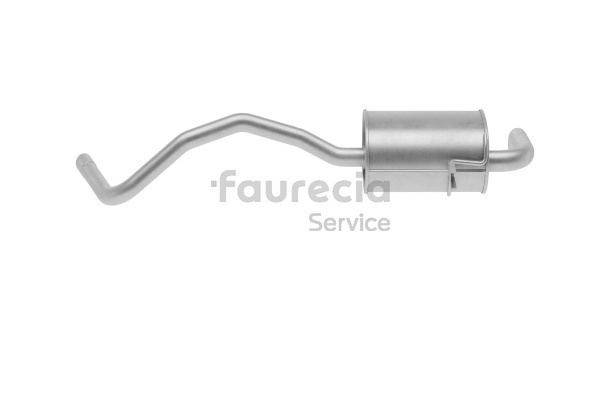 Faurecia FS55613 Endschalldämpfer RENAULT Megane II Limousine (LM) 1.4 82 PS Benzin 2021