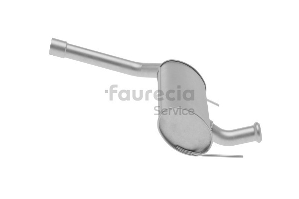 Faurecia FS55666 Forreste lyddæmper Renault Laguna 1 1.9 dTi 98 HK Diesel 2000