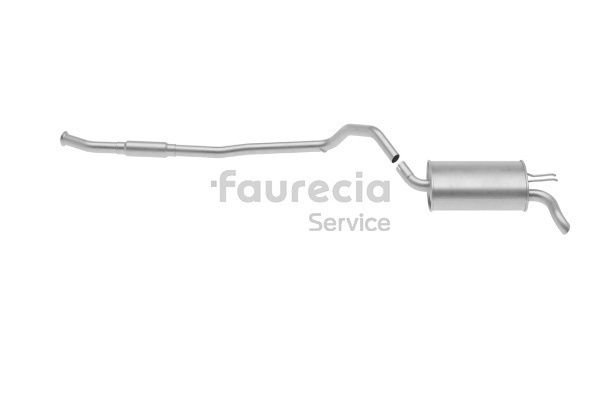 Faurecia FS55747 Galinis duslintuvo bakelis Twingo c06 1.2 54 AG benzinas 2003