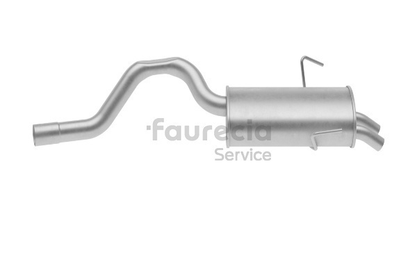 FS55763 Faurecia 6025406800 Endschalldämpfer