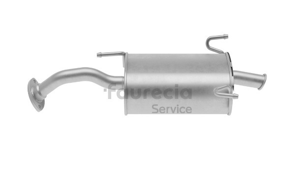 Faurecia FS70049 Silenciador de escape TOYOTA Corolla V FX Compact (E80) 1.3 (EE80_) 75 cv Gasolina 1987
