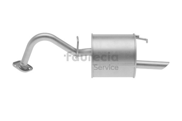 Faurecia FS70176 Τελικό εξάτμισης Toyota Yaris Mk2 1.0 VVT-i (KSP90) 71 PS Βενζίνη 2006