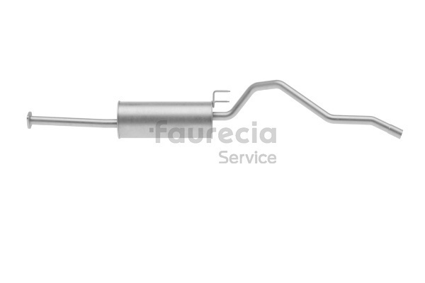 Faurecia FS70220 Koncový tlmič výfuku TOYOTA Hilux V Pickup 2.4 D (LN5_, LN85, LN90) 75 KS nafta 1995