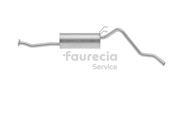 Faurecia FS70224 Koncový tlmič výfuku Toyota Hilux IV 2.4 D 4WD (LN65) 75 KS nafta 1986