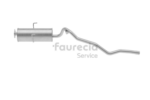 Faurecia FS70266 Endschalldämpfer HiAce II 1.8 (YH50, YH60) 79 PS Benzin 1987