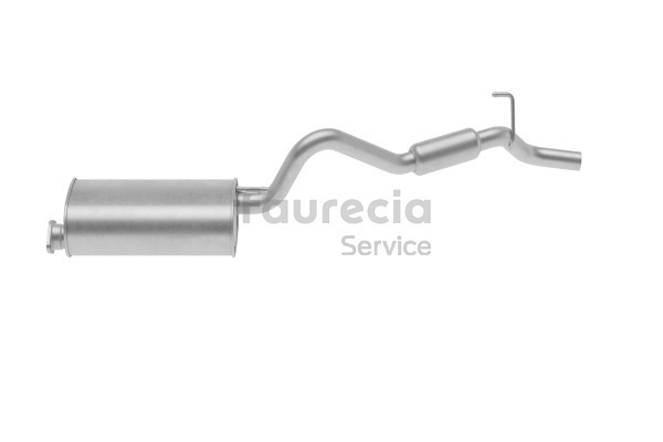 Faurecia FS75265 Endschalldämpfer Mitsubishi L200 K60T 2.5 TD 4WD 133 PS Diesel 2005