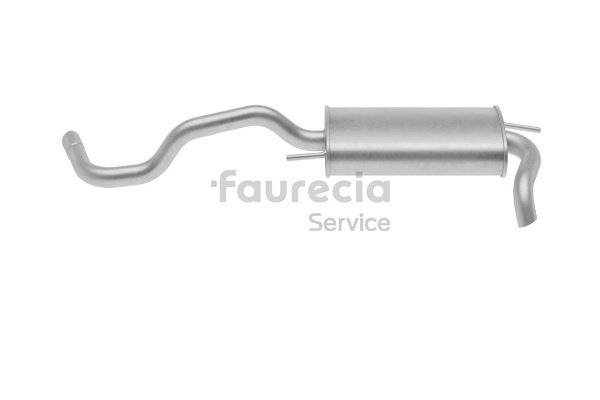 FS80220 Faurecia JZW253609AN Endschalldämpfer