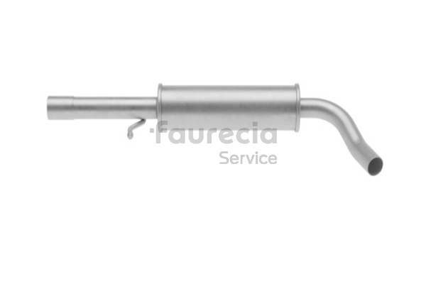 Faurecia FS80225 Srednji glusnik (izpusni lonec) VW Bora 1j2 1.6 102 km Bencin 2005