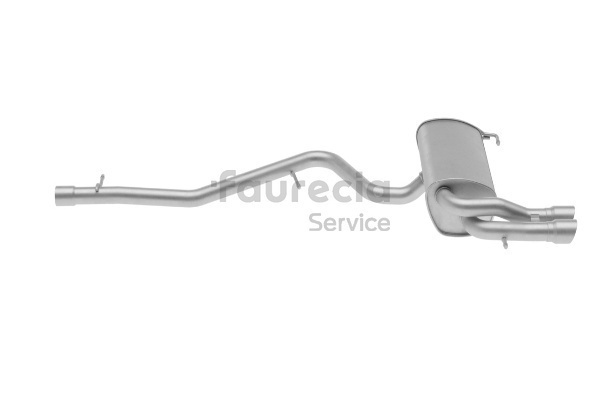 Faurecia FS80332 Einddemper Tiguan 5N 2.0 TDI 110 Pk Diesel 2013