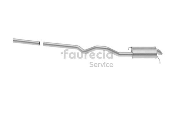 Faurecia FS80747 lyddemper VW Multivan T6 2.0 TDI 150 hk Diesel 2016