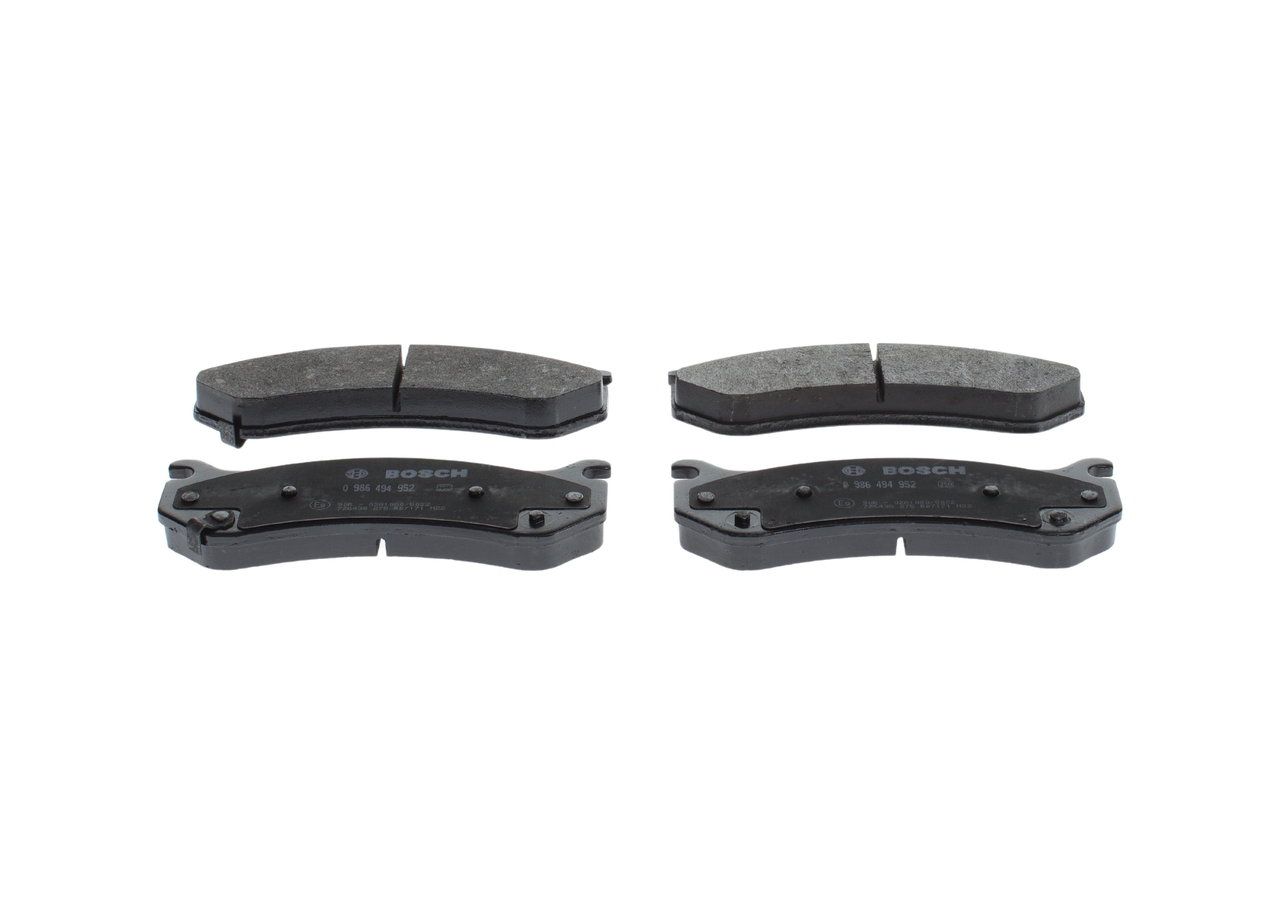BOSCH 0 986 494 952 Bromsbackar HUMMER H2 Terrängbil täckt 6.0 AWD 321 hk Bensin 2004