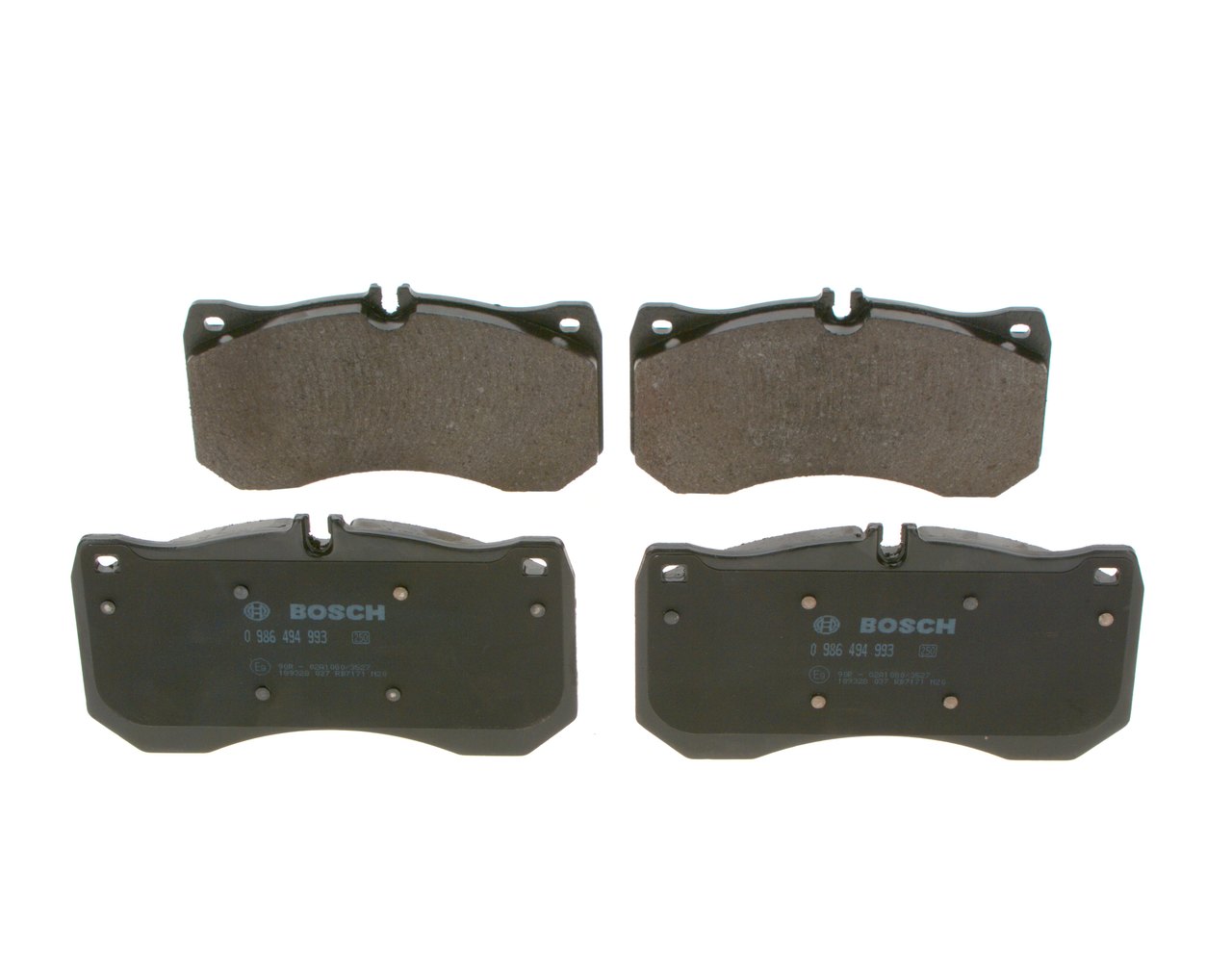 BOSCH 4H0698151C Stabdžių kaladėlės 0 986 494 993
