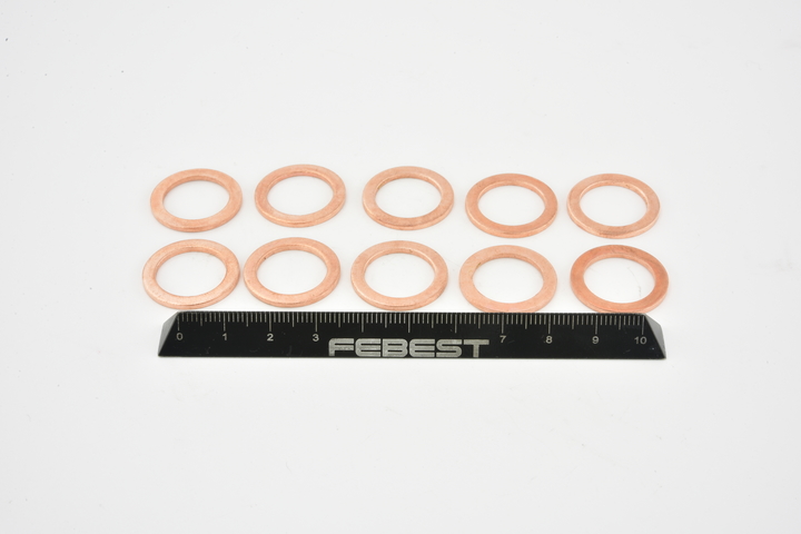 FEBEST RINGOL-029-PCS10 Dichtring, koelvloeistofleiding Nissan Terrano 2 R20 2.7 TD 4WD 101 Pk Diesel 2002