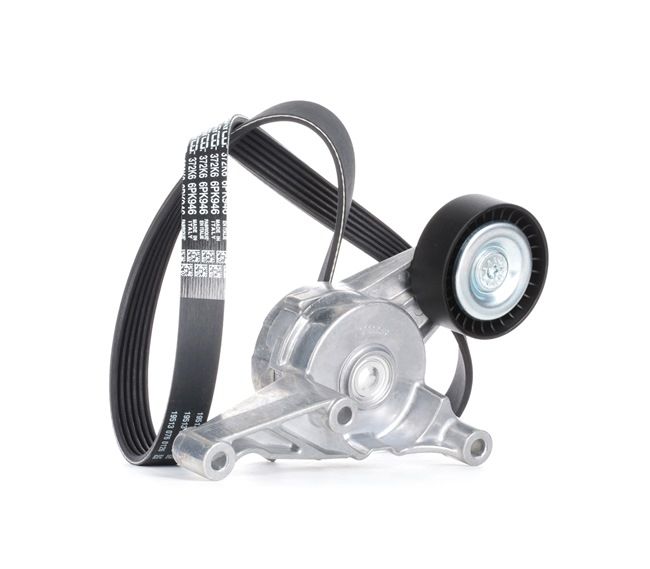 RIDEX 542R0115 Ķīļrievu siksnu komplekts VW Touran 1T1 1T2 1.9 TDI 105 ZS Dīzelis 2007