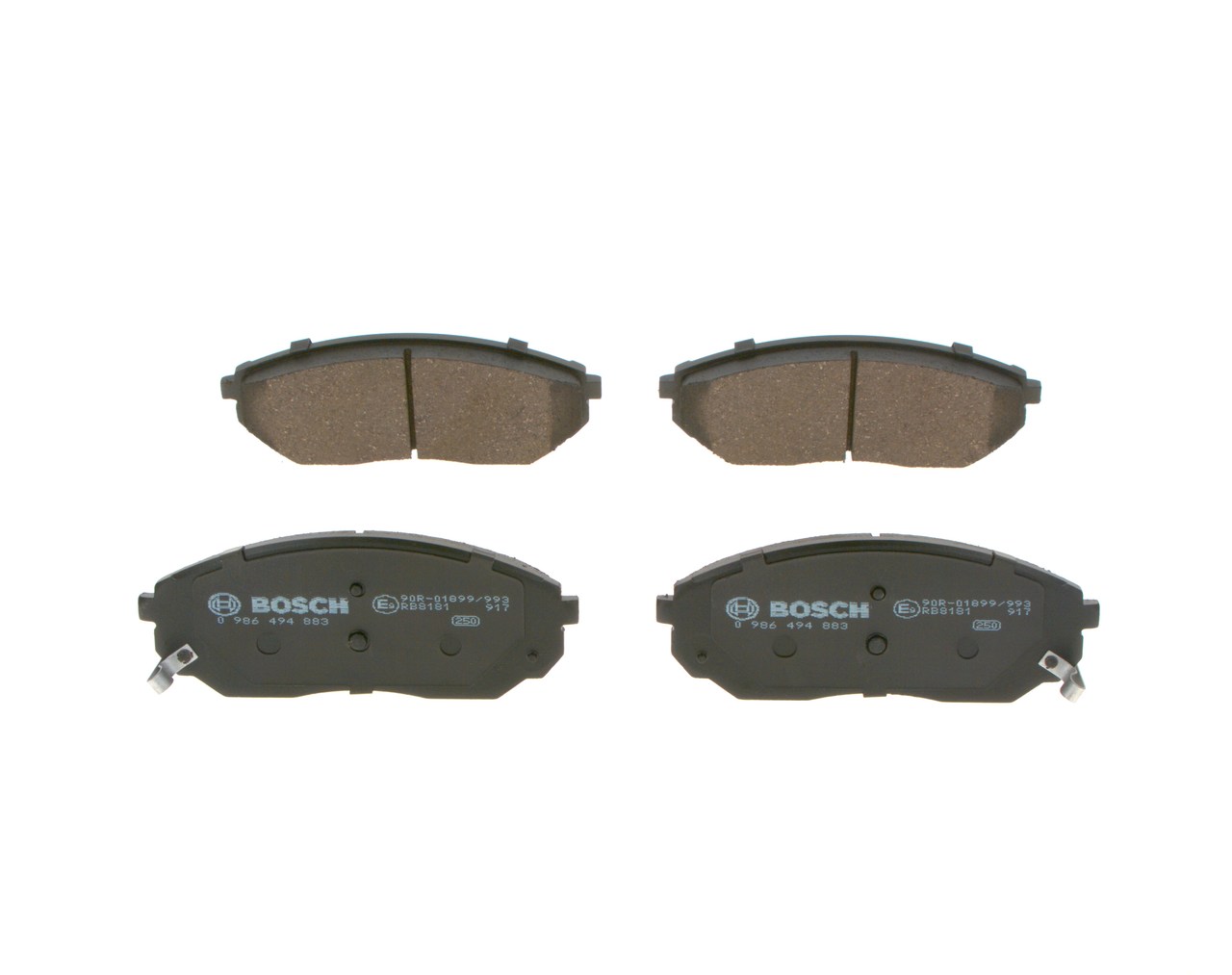 BOSCH 0 986 494 883 Stabdžių kaladėlės HONDA CROSSROAD 2007